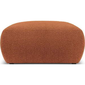 Hnědý taburet z textilie bouclé Molino – Micadoni Home obraz