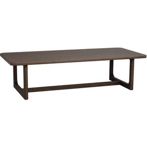 Konferenční stolek s deskou v dubovém dekoru v tmavě přírodní barvě 70x160 cm Driscoll – Rowico obraz