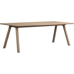 Rozkládací jídelní stůl z dubového dřeva 95x220 cm Clapperton – Rowico obraz