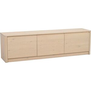 Komoda v dekoru dubu ve světle přírodní barvě 180x50x40 cm Melstone – Rowico obraz
