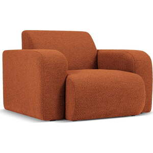 Hnědé křeslo z textilie bouclé Molino – Micadoni Home obraz