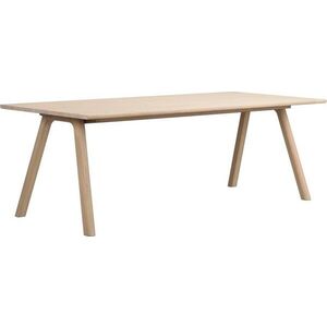 Rozkládací jídelní stůl z dubového dřeva 95x220 cm Clapperton – Rowico obraz