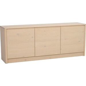Komoda v dekoru dubu ve světle přírodní barvě 180x70x40 cm Melstone – Rowico obraz