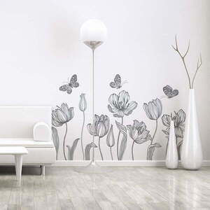 Sada samolepek na zeď Ambiance Bright Tulips obraz