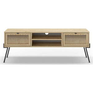 TV stolek v dekoru dubu v přírodní barvě 140x51 cm Ecrin – Marckeric obraz