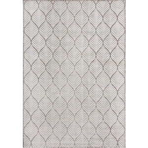 Vnitřní a venkovní koberec slonovinový 120x170 cm Elm Leaf – Flair Rugs obraz