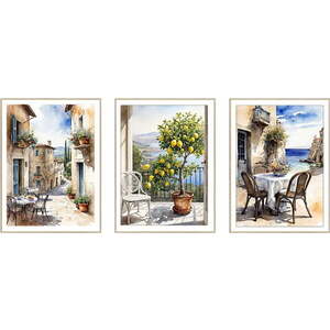 Obrazy v sadě 3 ks 30x40 cm Tuscany obraz