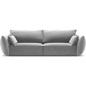 Světle šedá sametová pohovka 208 cm Vanda – Mazzini Sofas obraz