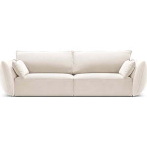 Béžová sametová pohovka 208 cm Vanda – Mazzini Sofas obraz