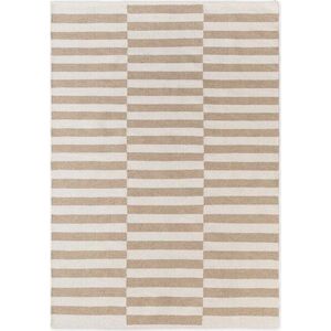 Bílý/světle hnědý oboustranný/ručně tkaný vlněný koberec 160x230 cm Vika – Hanse Home obraz