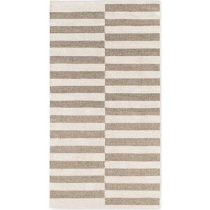 Bílý/šedý oboustranný/ručně tkaný vlněný koberec 80x150 cm Vika – Hanse Home obraz