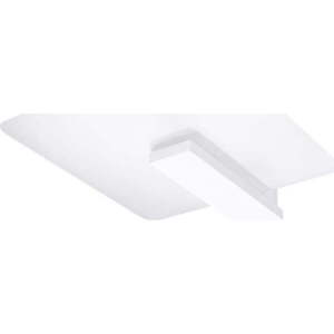 Bílé stropní svítidlo se skleněným stínidlem 40x47.5 cm Parola – Sollux obraz