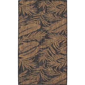 Černý/hnědý vnitřní a venkovní koberec 60x100 cm Mira 1451 – Ayyildiz Carpets obraz