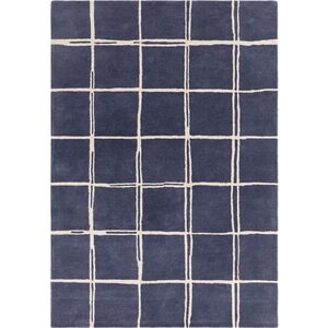 Modrý ručně tkaný vlněný koberec 120x170 cm – Asiatic Carpets obraz
