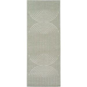 Zelený vnitřní a venkovní běhoun 80x250 cm Nova 1201 – Ayyildiz Carpets obraz