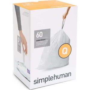 Stahovací pytle na odpadky v sadě 60 ks 65 l Q – simplehuman obraz