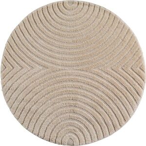 Béžový kulatý koberec s příměsí juty ø 120 cm Art 1122 – Ayyildiz Carpets obraz