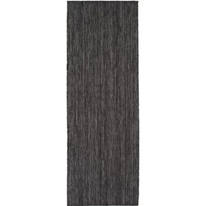 Černý vnitřní a venkovní běhoun 80x250 cm Mira 1450 – Ayyildiz Carpets obraz