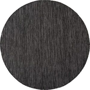 Černý kulatý vnitřní a venkovní koberec ø 160 cm Mira 1450 – Ayyildiz Carpets obraz