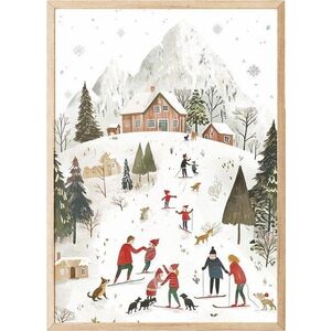 Tištěný obraz s rámem 30x40 cm – Wallity obraz