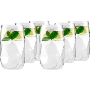 Sklenice v sadě z borosilikátového skla 6 ks 400 ml Geo – Vialli Design obraz
