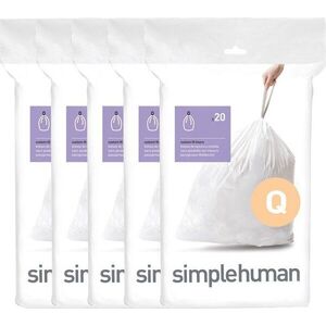 Stahovací pytle na odpadky v sadě 100 ks 65 l Q – simplehuman obraz