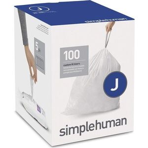 Stahovací pytle na odpadky v sadě 100 ks 45 l J – simplehuman obraz