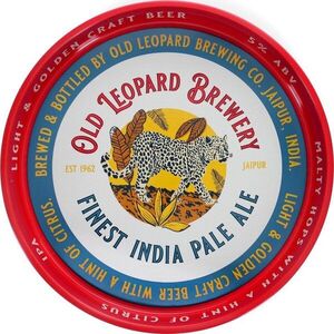 Kovový tác ø 33 cm Old Leopard Brewery – Rex London obraz