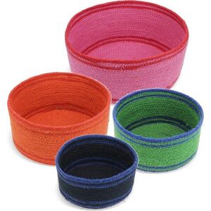 Košíky v sadě 4 ks z juty ø 23x11 cm – Rex London obraz