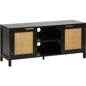 Černý TV stolek 120x52x38 cm Sherman – Premier Housewares obraz