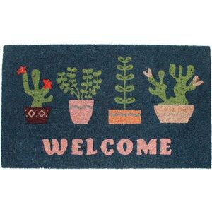 Rohožka z kokosového vlákna 73x43 cm Welcome Plants – Rex London obraz