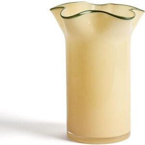 Žlutá skleněná váza (výška 31 cm) Endasi – Kave Home obraz