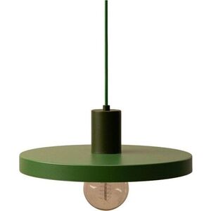 Zelené kovové závěsné svítidlo ø 30 cm Ori – Micadoni obraz