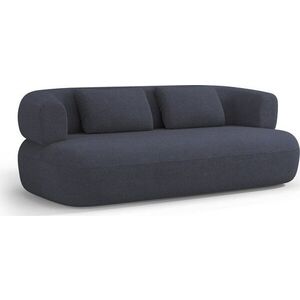 Tmavě modrá pohovka z textilie bouclé 178 cm Jenny – Micadoni obraz