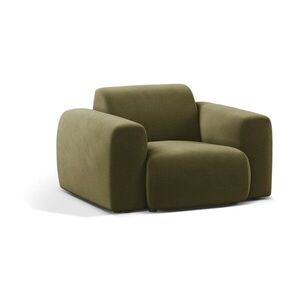 Khaki sametové křeslo Molino – Micadoni obraz