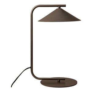 Hnědá kovová stolní lampa (výška 42 cm) Nocte – Micadoni obraz