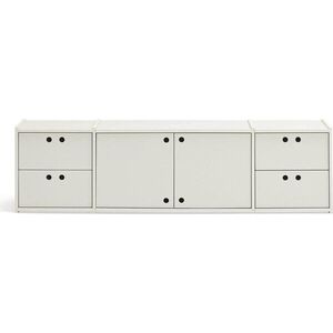 Krémový TV stolek 157x42x40 cm Wally – Teulat obraz
