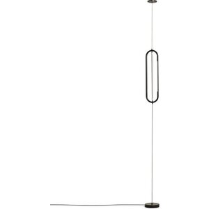 Černá LED stojací lampa (výška 300 cm) Bow – Kave Home obraz