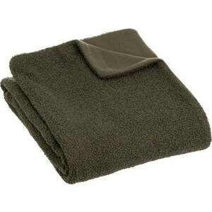 Zelená deka s beránkem 130x160 cm Sherpa Bouclé – Casa Selección obraz