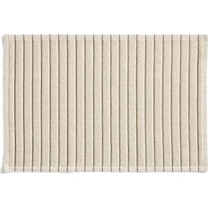Zelená/béžová textilní koupelnová předložka 50x80 cm Merade – Kave Home obraz