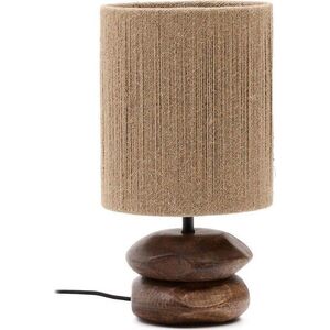 Stolní lampa v tmavě přírodní barvě z masivu akácie (výška 43 cm) Kor – Kave Home obraz