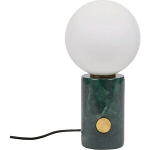 Zelená stolní lampa se skleněným stínidlem (výška 29 cm) Lonela – Kave Home obraz
