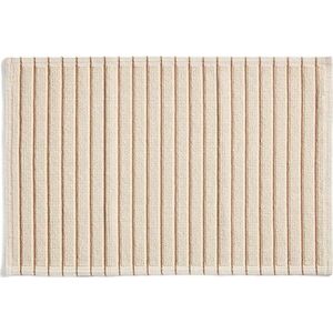 Oranžová/béžová textilní koupelnová předložka 50x80 cm Merade – Kave Home obraz