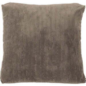 Hnědý dekorativní polštář Tiseco Home Studio Ribbed, 60 x 60 cm obraz