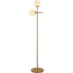 Stojací lampa ve zlaté barvě Squid Lighting Kruva, výška 174 cm obraz