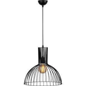 Černé závěsné svítidlo s kovovým stínidlem ø 38 cm Fellini – Opviq lights obraz