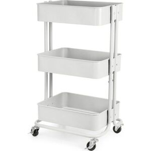Kovový servírovací stolek na kolečkách 36, 5x43 cm Grena – Compactor obraz