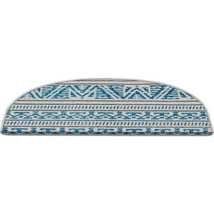 Modré nášlapy na schody v sadě 16 ks 20x65 cm Cottage Warmth – Vitaus obraz