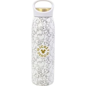 Bílá nerezová dětská termoska 665 ml Mickey Mouse – STOR obraz
