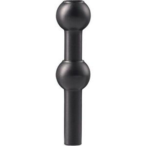 Matně černá kovová váza (výška 10 cm) Nagel – STOFF Nagel obraz
